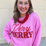 Very Merry Pearl Crewneck - The Pink Pineapple 850