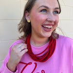 Very Merry Pearl Crewneck - The Pink Pineapple 850