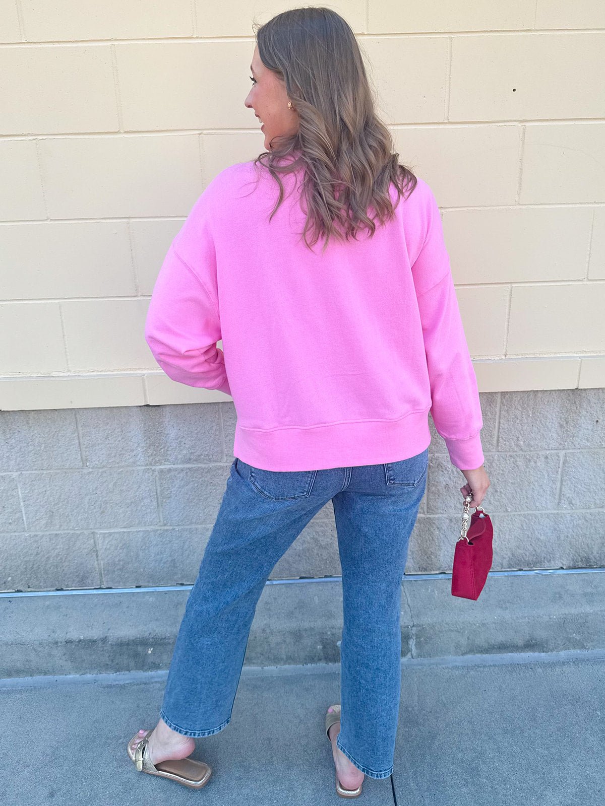 Very Merry Pearl Crewneck - The Pink Pineapple 850