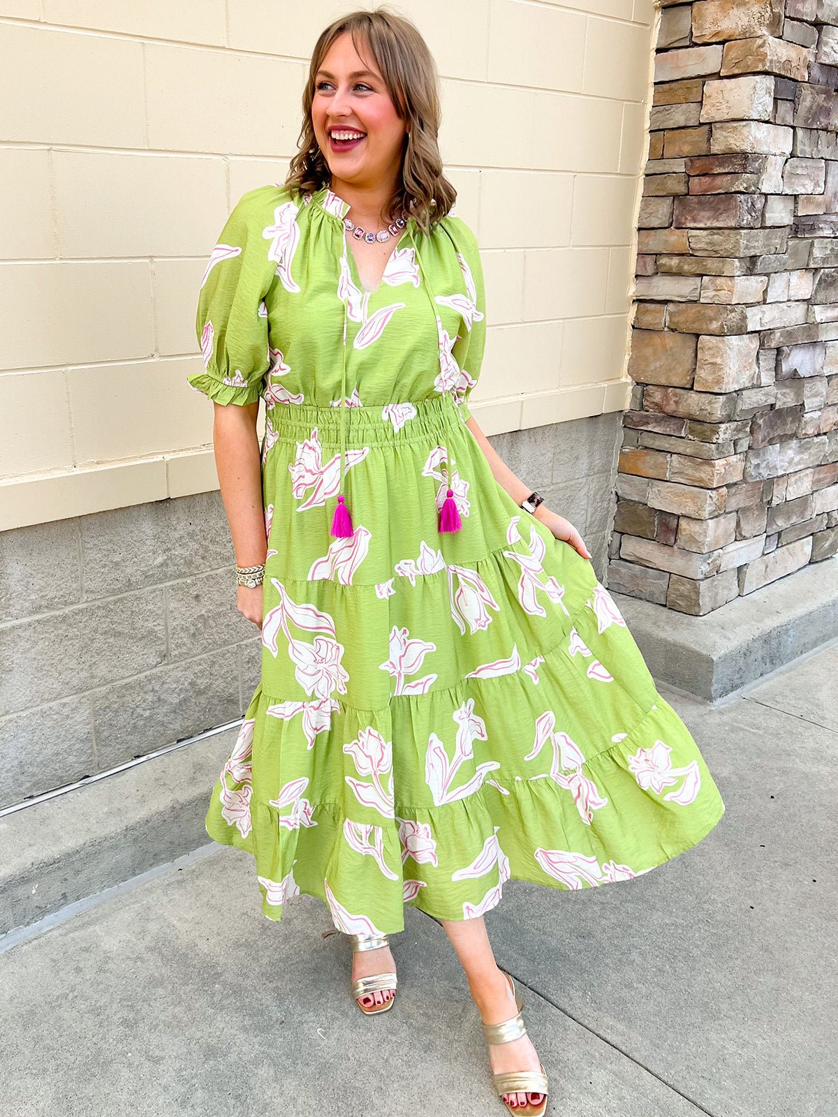 Victoria Leather Heels in Gold - The Pink Pineapple 850