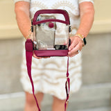 Victory Garnet Clear Stadium Bag - The Pink Pineapple 850