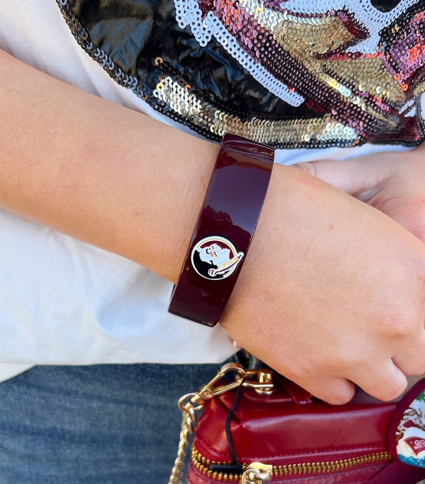 Victory Lane Resin Cuff – FSU Seminoles - The Pink Pineapple 850