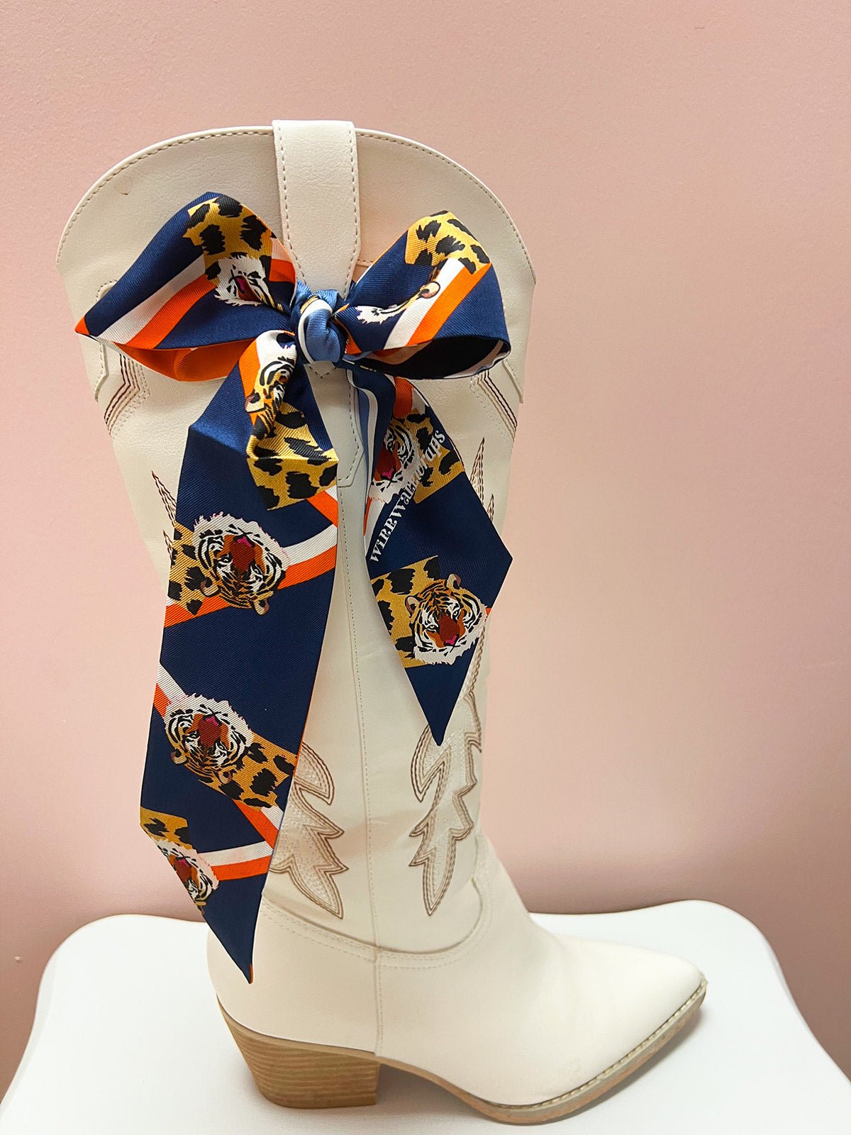 Victory Stripes Auburn Tiger Skinny Scarf - The Pink Pineapple 850