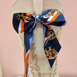 Victory Stripes Auburn Tiger Skinny Scarf - The Pink Pineapple 850