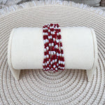 Victory Vibes 12-Layer Beaded Bracelet - The Pink Pineapple 850