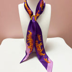 Violet Roar Skinny Scarf - The Pink Pineapple 850