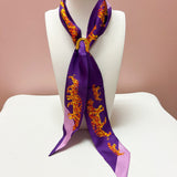 Violet Roar Skinny Scarf - The Pink Pineapple 850