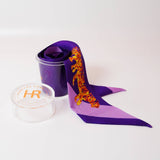 Violet Roar Skinny Scarf - The Pink Pineapple 850