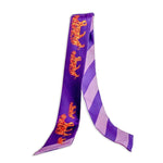 Violet Roar Skinny Scarf - The Pink Pineapple 850