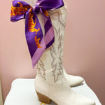 Violet Roar Skinny Scarf - The Pink Pineapple 850