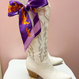 Violet Roar Skinny Scarf - The Pink Pineapple 850