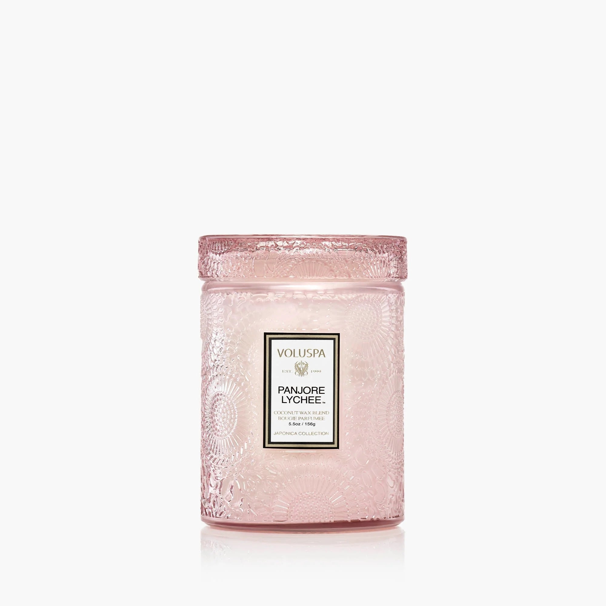 [Voluspa] Panjore Lychee Small Glass Jar Candle - The Pink Pineapple 850