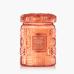 [Voluspa] Spiced Pumpkin Latte 18oz Glass Candle - The Pink Pineapple 850