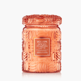 [Voluspa] Spiced Pumpkin Latte 18oz Glass Candle - The Pink Pineapple 850