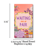 "Waiting on a Pair" Mahjong Guest Napkins - The Pink Pineapple 850