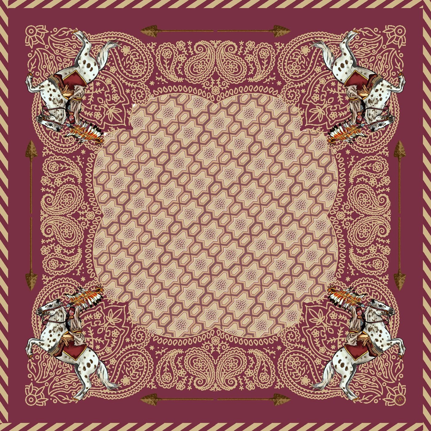 Warrior Pose Bandana - The Pink Pineapple 850
