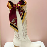 Warrior Pose FSU Skinny Scarf - The Pink Pineapple 850