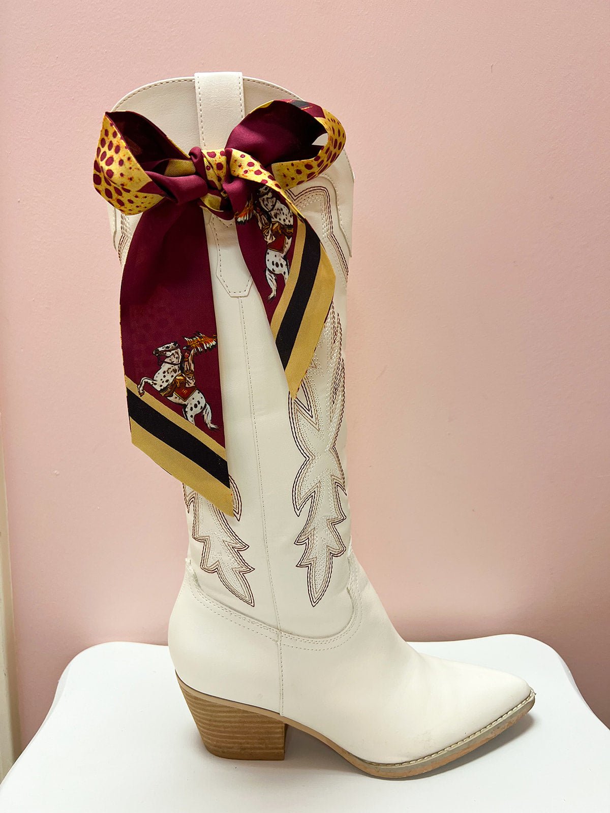 Warrior Pose FSU Skinny Scarf - The Pink Pineapple 850