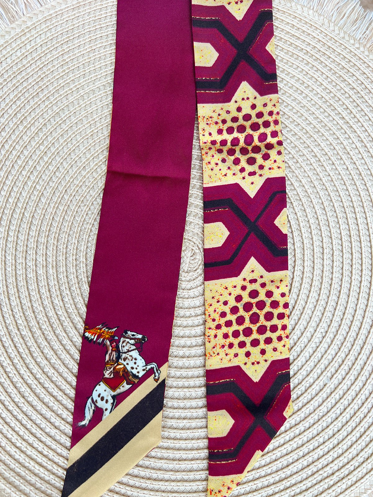 Warrior Pose FSU Skinny Scarf - The Pink Pineapple 850