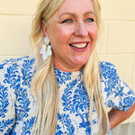 Water Resistant Pearl Beaded and Open Oval Chain Necklace - The Pink Pineapple 850