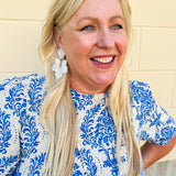 Water Resistant Pearl Beaded and Open Oval Chain Necklace - The Pink Pineapple 850