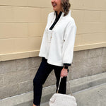 Weekend Courtside Quarter - Zip Pullover - The Pink Pineapple 850