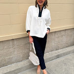 Weekend Courtside Quarter - Zip Pullover - The Pink Pineapple 850