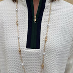 Weekend Courtside Quarter - Zip Pullover - The Pink Pineapple 850