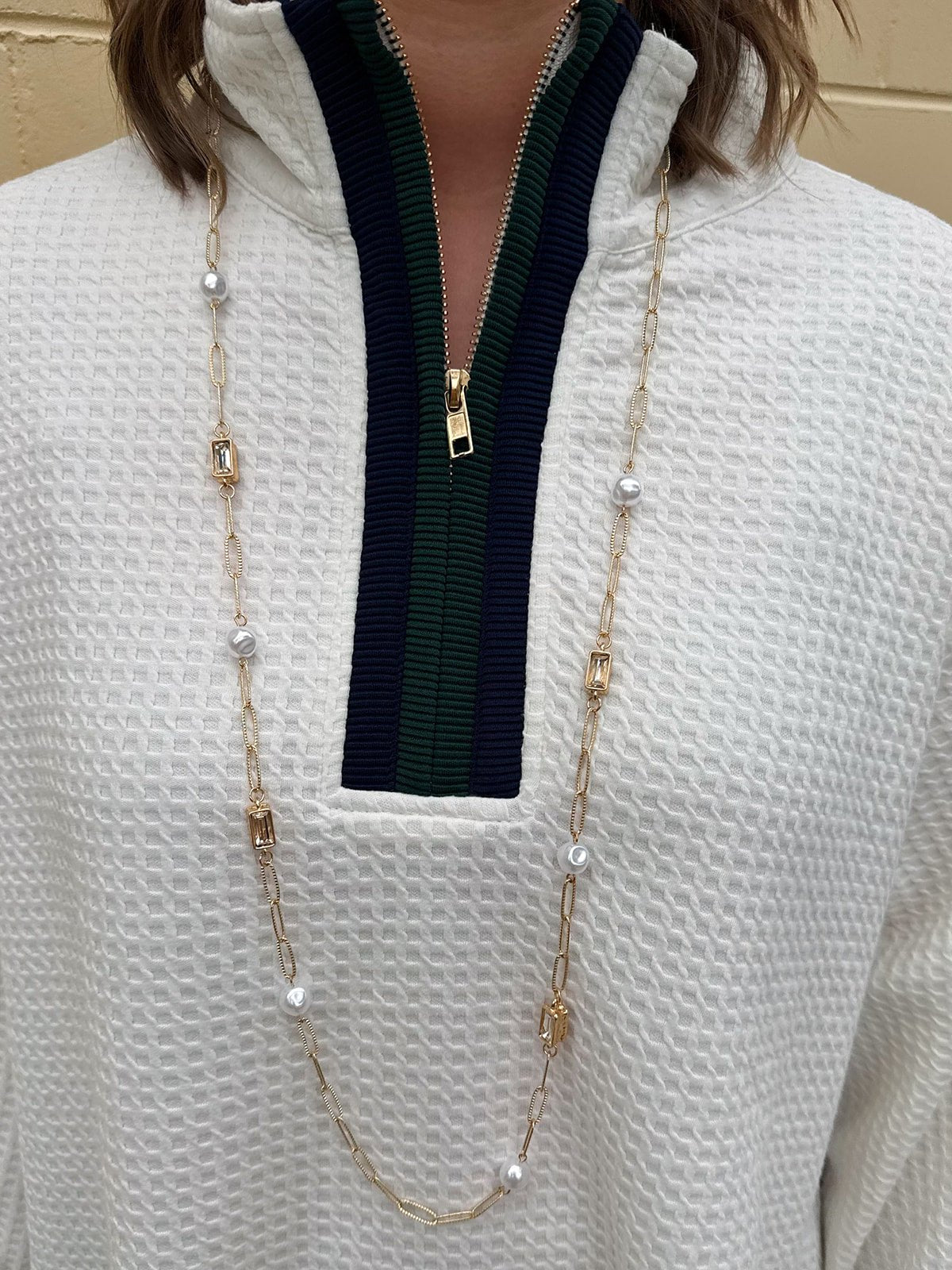 Weekend Courtside Quarter - Zip Pullover - The Pink Pineapple 850