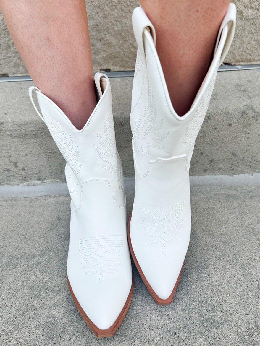 Western Luxe Kinsey Booties - The Pink Pineapple 850