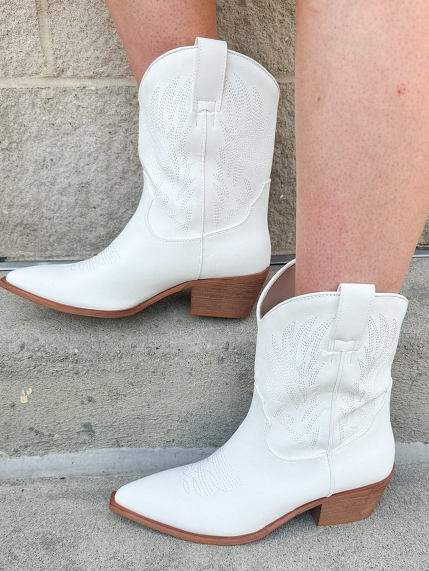 Western Luxe Kinsey Booties - The Pink Pineapple 850