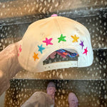 “What’s The Best That Could Happen” Cream Trucker Hat - The Pink Pineapple 850