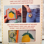 When Life Gives You Lemons Needlepoint Keychain Kit - The Pink Pineapple 850