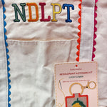 When Life Gives You Lemons Needlepoint Keychain Kit - The Pink Pineapple 850