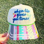 When Life Gives You Limes Hat - The Pink Pineapple 850