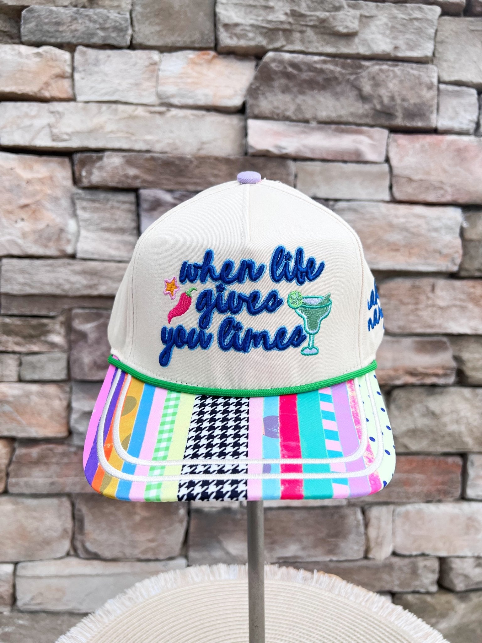 When Life Gives You Limes Hat - The Pink Pineapple 850