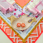 Whimsical Songbird Mahjong Dice Dish - The Pink Pineapple 850