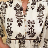 Whispered Petals Smocked Midi Dress - The Pink Pineapple 850