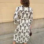 Whispered Petals Smocked Midi Dress - The Pink Pineapple 850