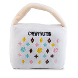 White Chewy Vuiton Purse Squeaker Dog Toy - Preorder - The Pink Pineapple 850