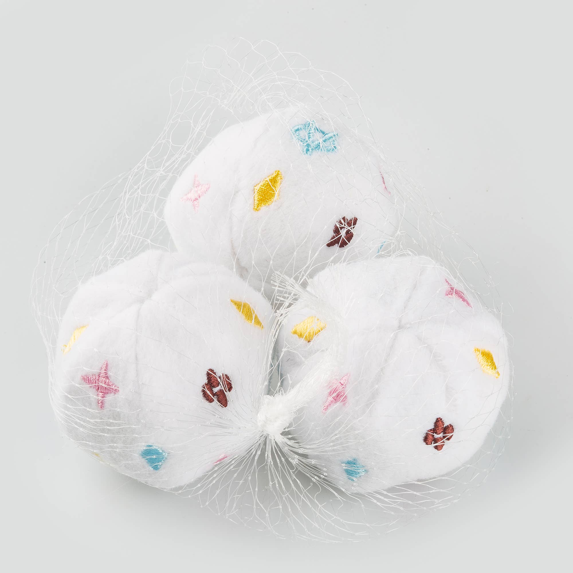 White Chewy Vuiton Trunk Activity House Dog Toy - The Pink Pineapple 850