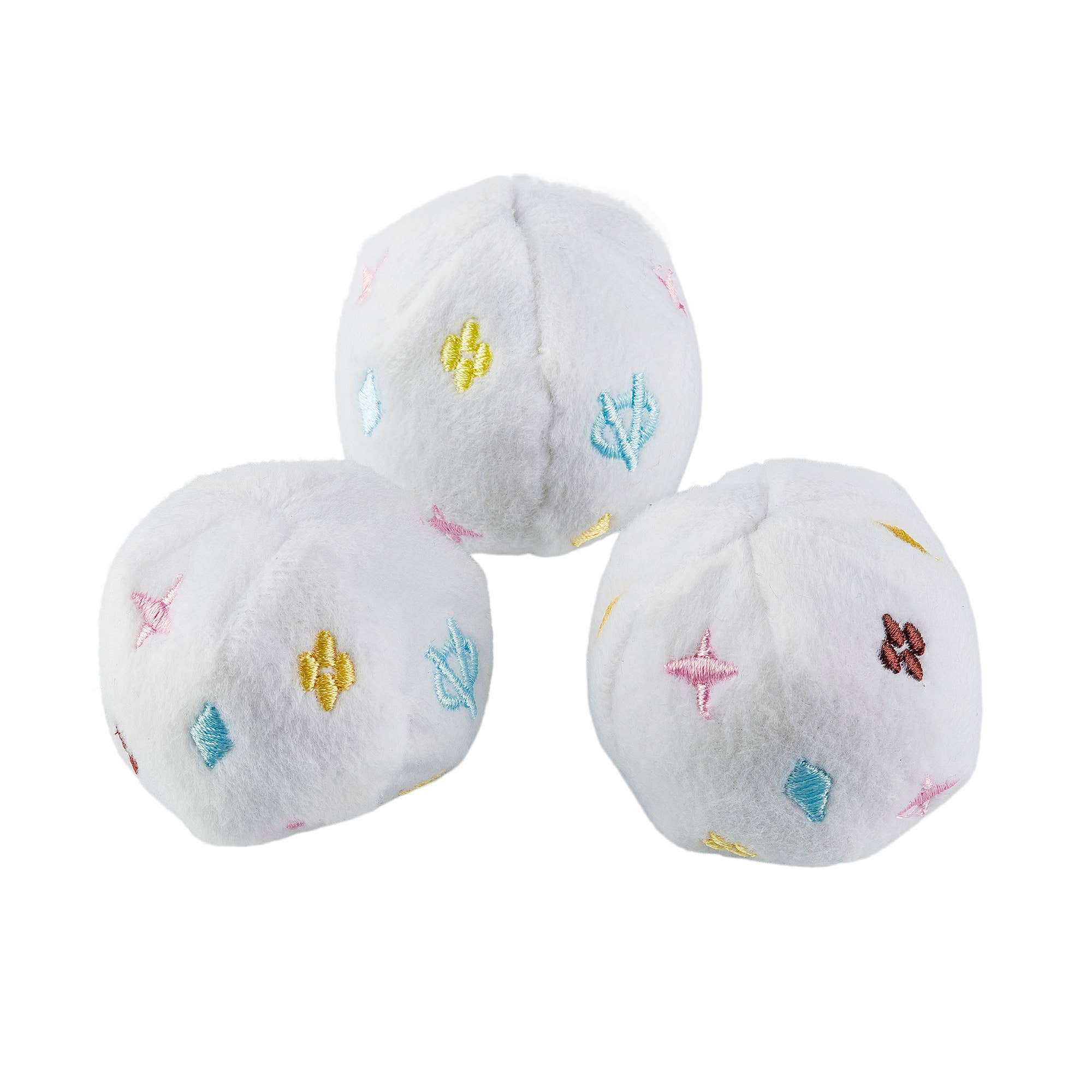 White Chewy Vuiton Trunk Activity House Dog Toy - The Pink Pineapple 850