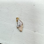 White Pearl Shell Charm - The Pink Pineapple 850