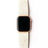 White Sands Leather Watch Band - The Pink Pineapple 850