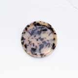 White Tortoise Circular Acetate Dice Catchall - The Pink Pineapple 850