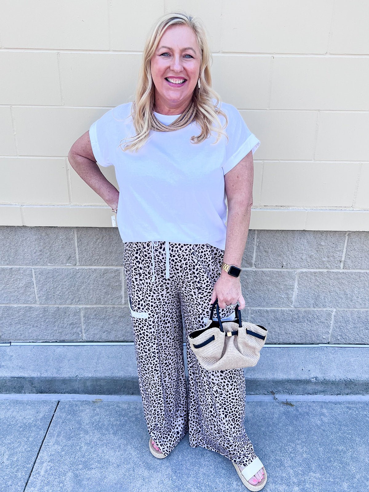 Wild Ease Terry Knit Pants - The Pink Pineapple 850