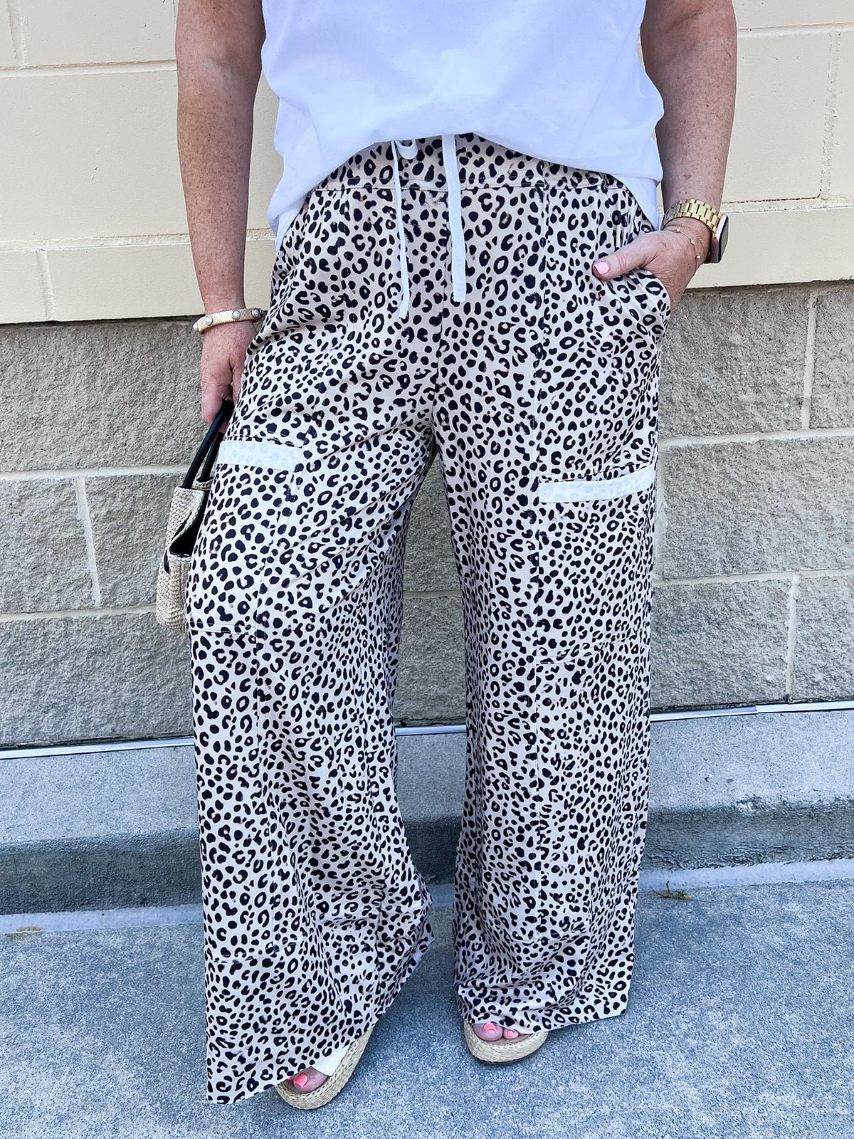 Wild Ease Terry Knit Pants - The Pink Pineapple 850