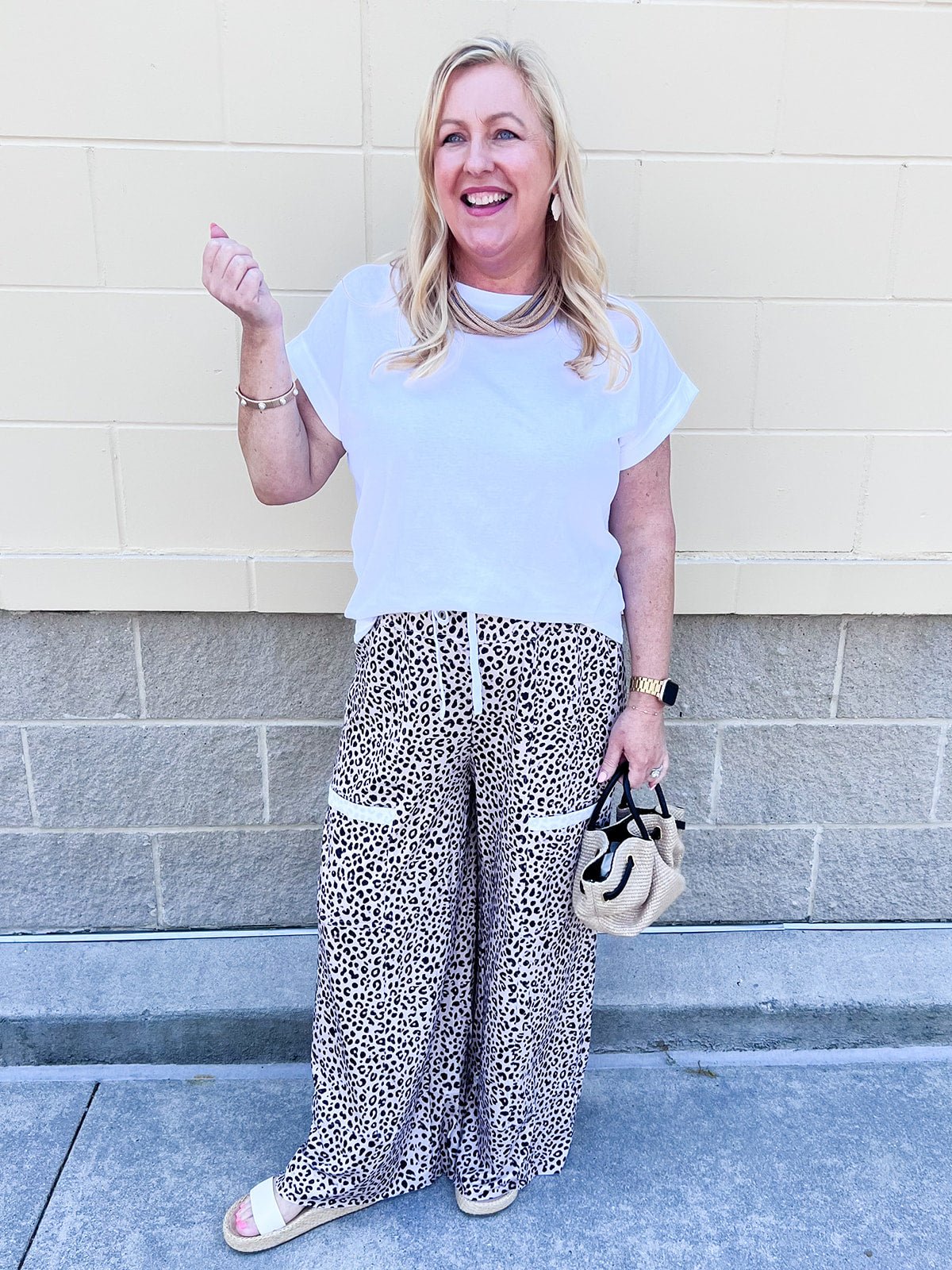 Wild Ease Terry Knit Pants - The Pink Pineapple 850