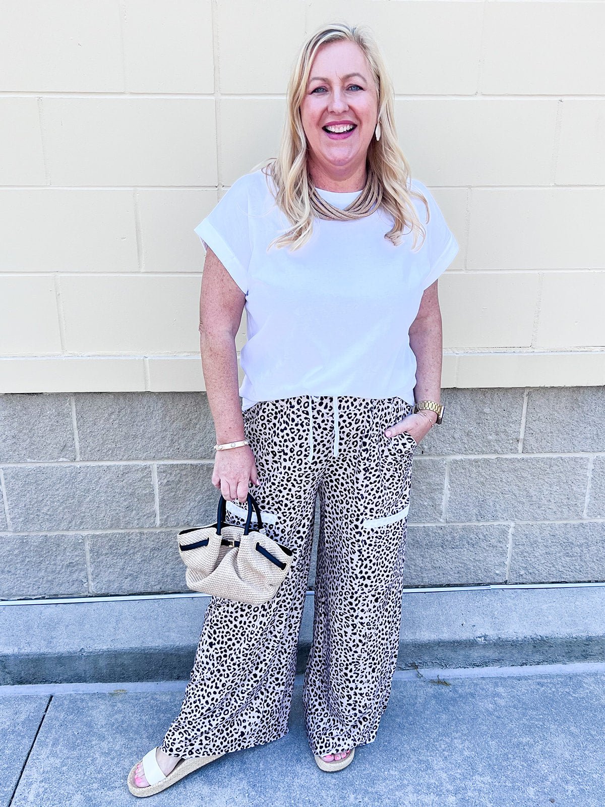 Wild Ease Terry Knit Pants - The Pink Pineapple 850