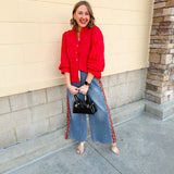 Wild Streak Holiday Denim Pants - The Pink Pineapple 850